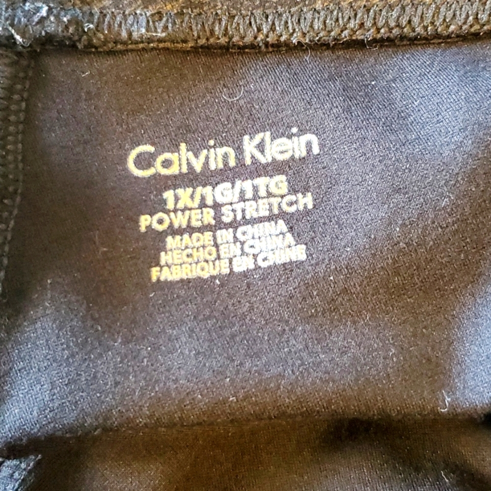 Calvin Klein Women's Power Stretch pants 1X